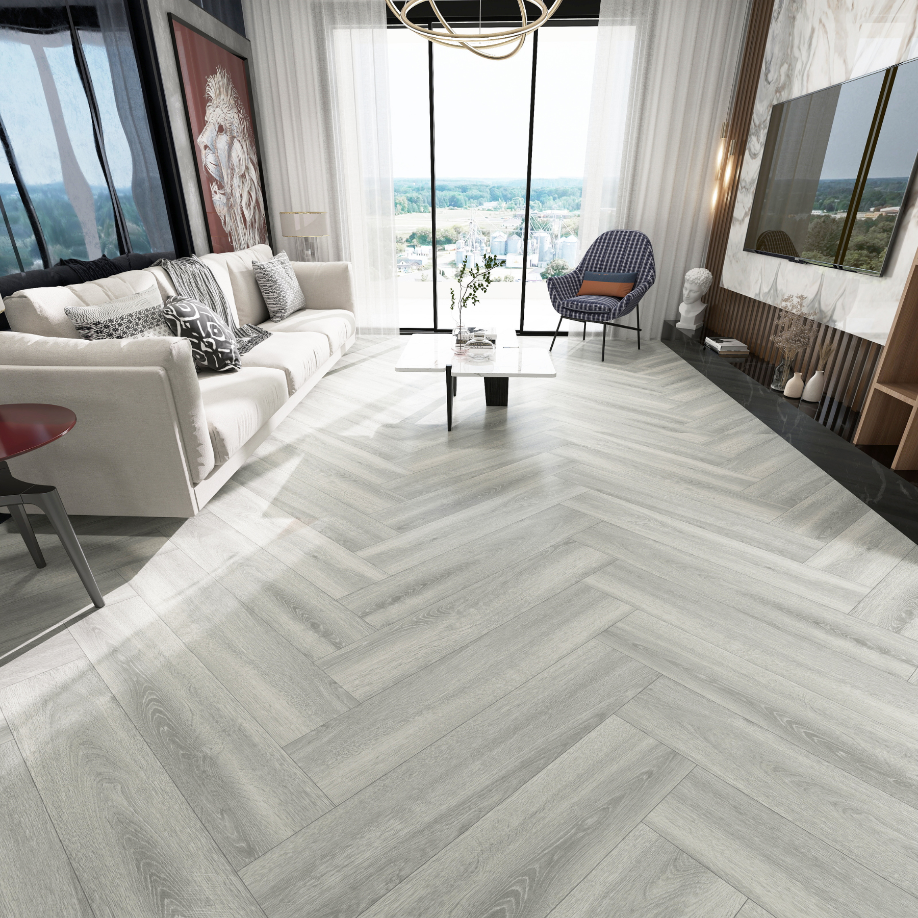 Click SPC Herringbone – ESL Ceramics