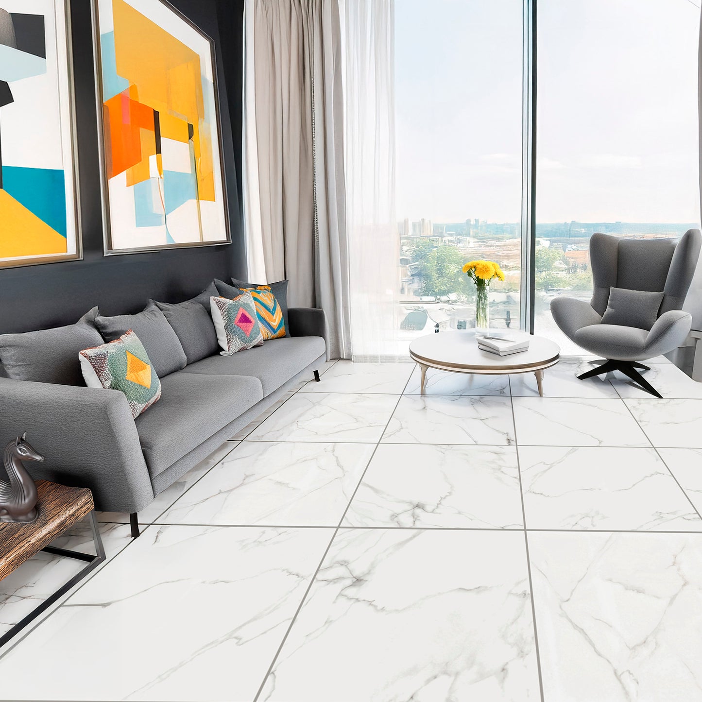 Steady Marble Porcelain